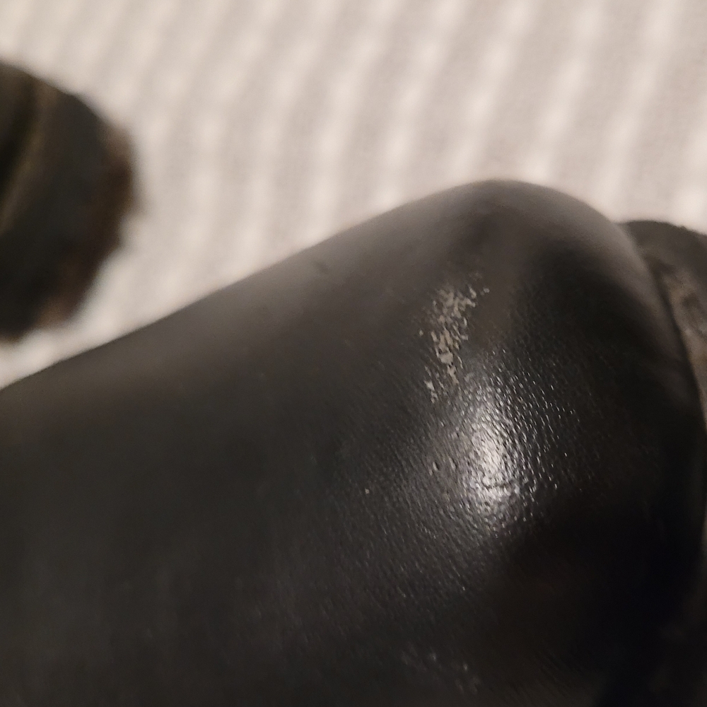 Milwaukee Black Leather Motorcycle Boots Womens Size 9 1/2 - Picture 7 of 7